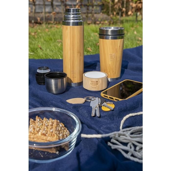 GI8947-11Doppelwandiger Isolierbecher aus Bambus Sabine_ brown