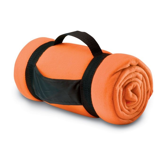 MO7245-10Stavenger Fleece-Decke_ Orange MO7245-10Stavenger Fleece-Decke_ Orange
