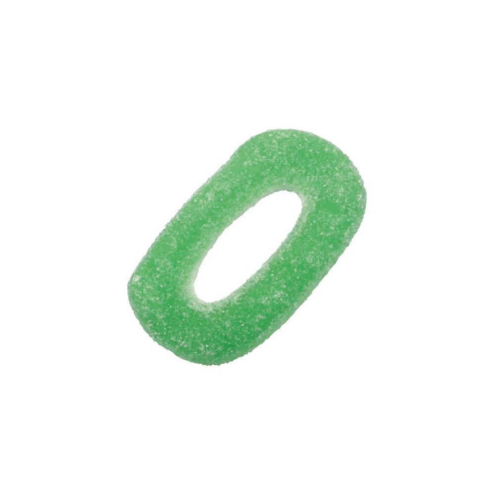 SW0839-1HARIBO Apfelringe Sauer Werbetuete_HARIBO Apfelringe_ Folie weiss