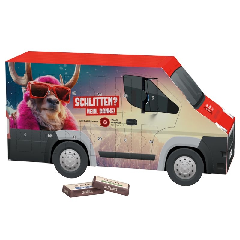 JG20090-2Adventskalender Transporter Sarotti_ Sarotti Schokotaefelchen_ Individuelles Motiv