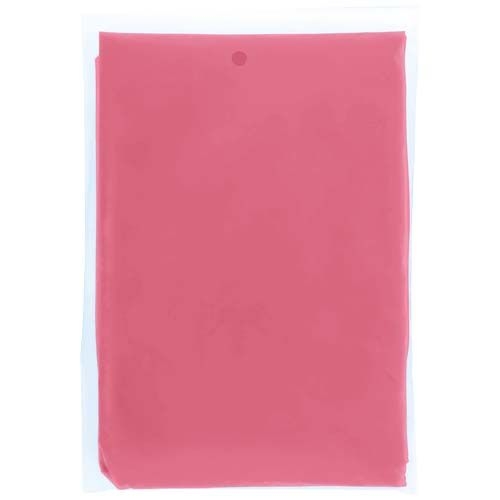 PF100429-3Ziva Einweg Regenponcho mit Huelle_ rot