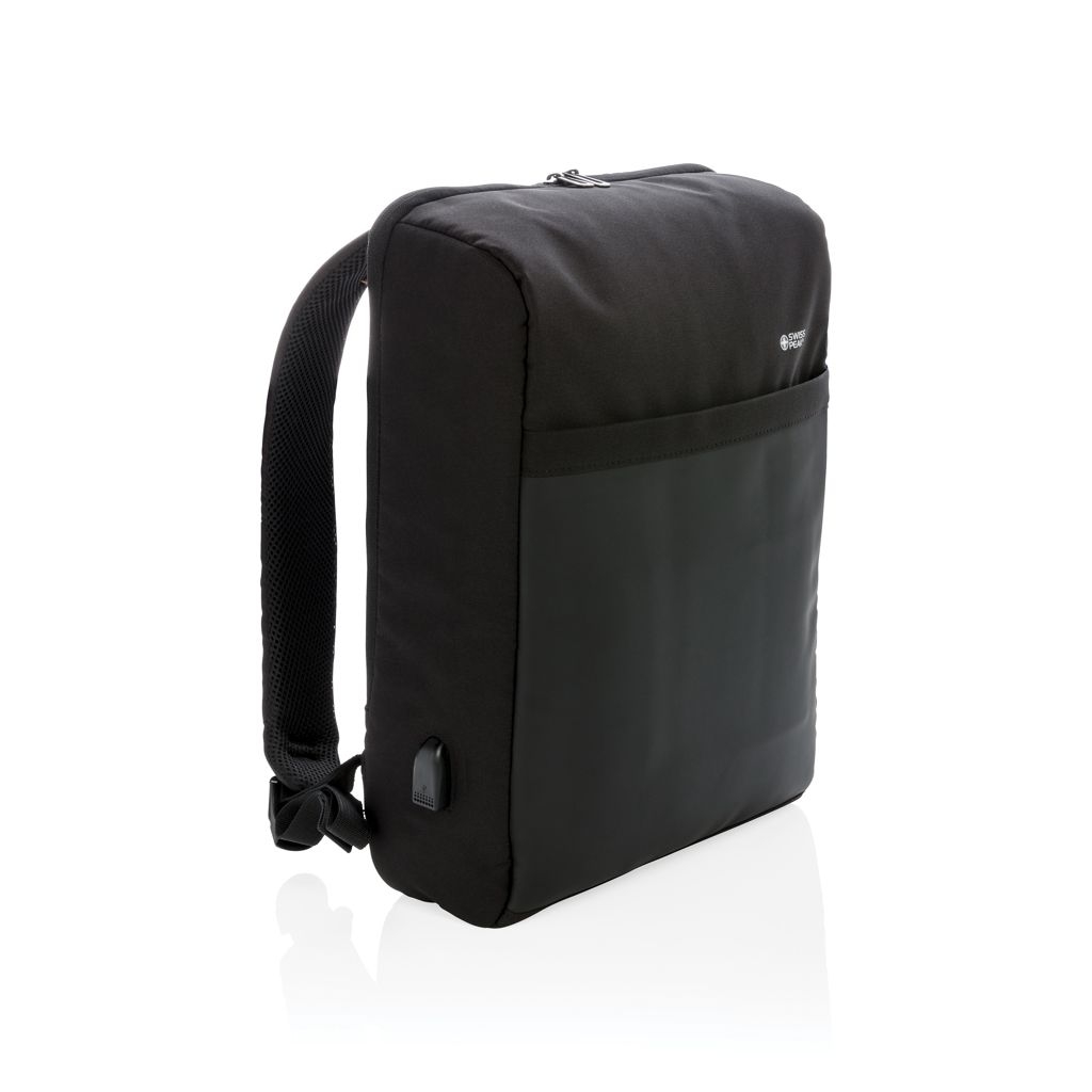 XDP762.37Swiss Peak 15_ Anti-Diebstahl RFID _ USB Rucksack