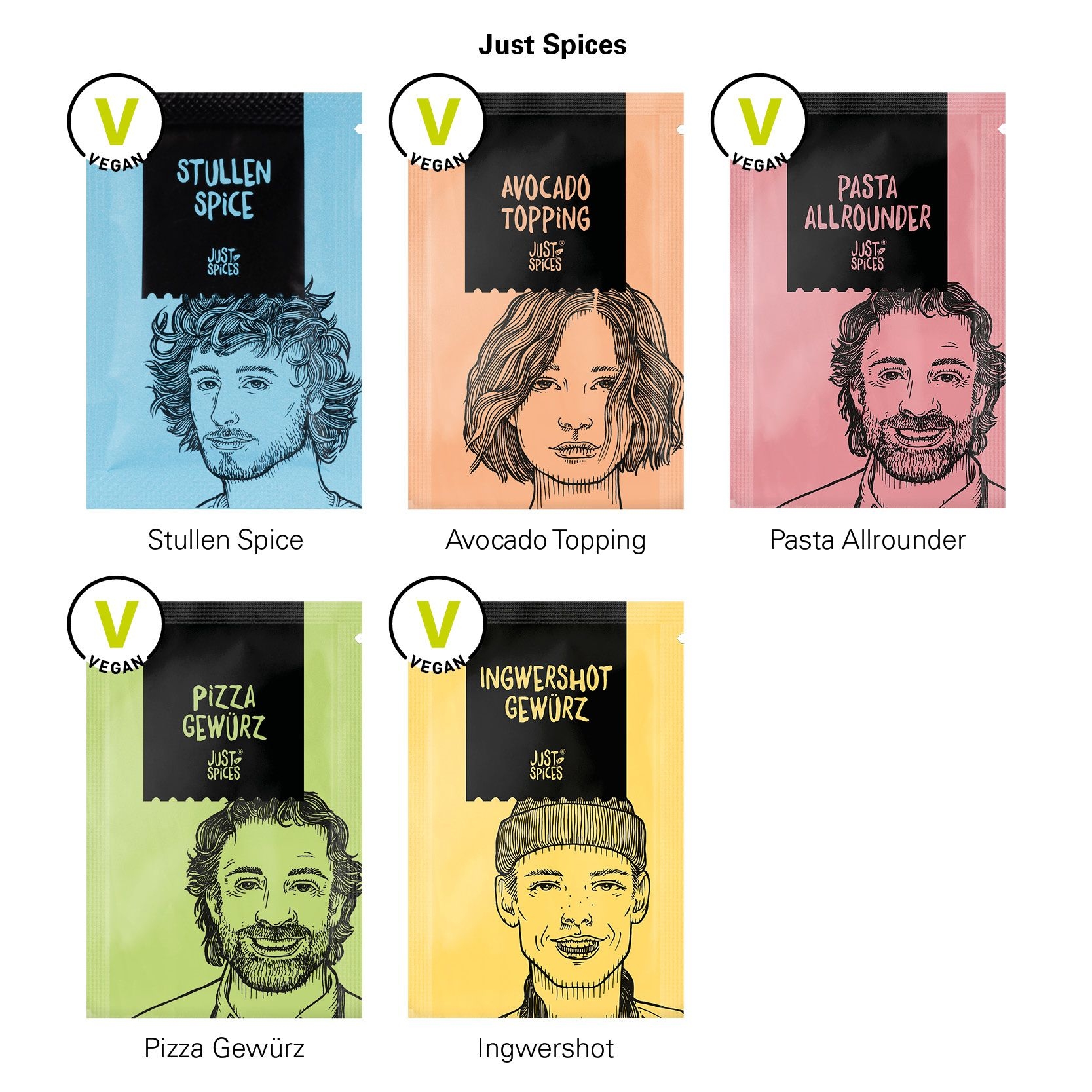 JG10033-4Werbekarte Midi Gewuerze_ Gewuerztuetchen_ Pizza Gewuerz