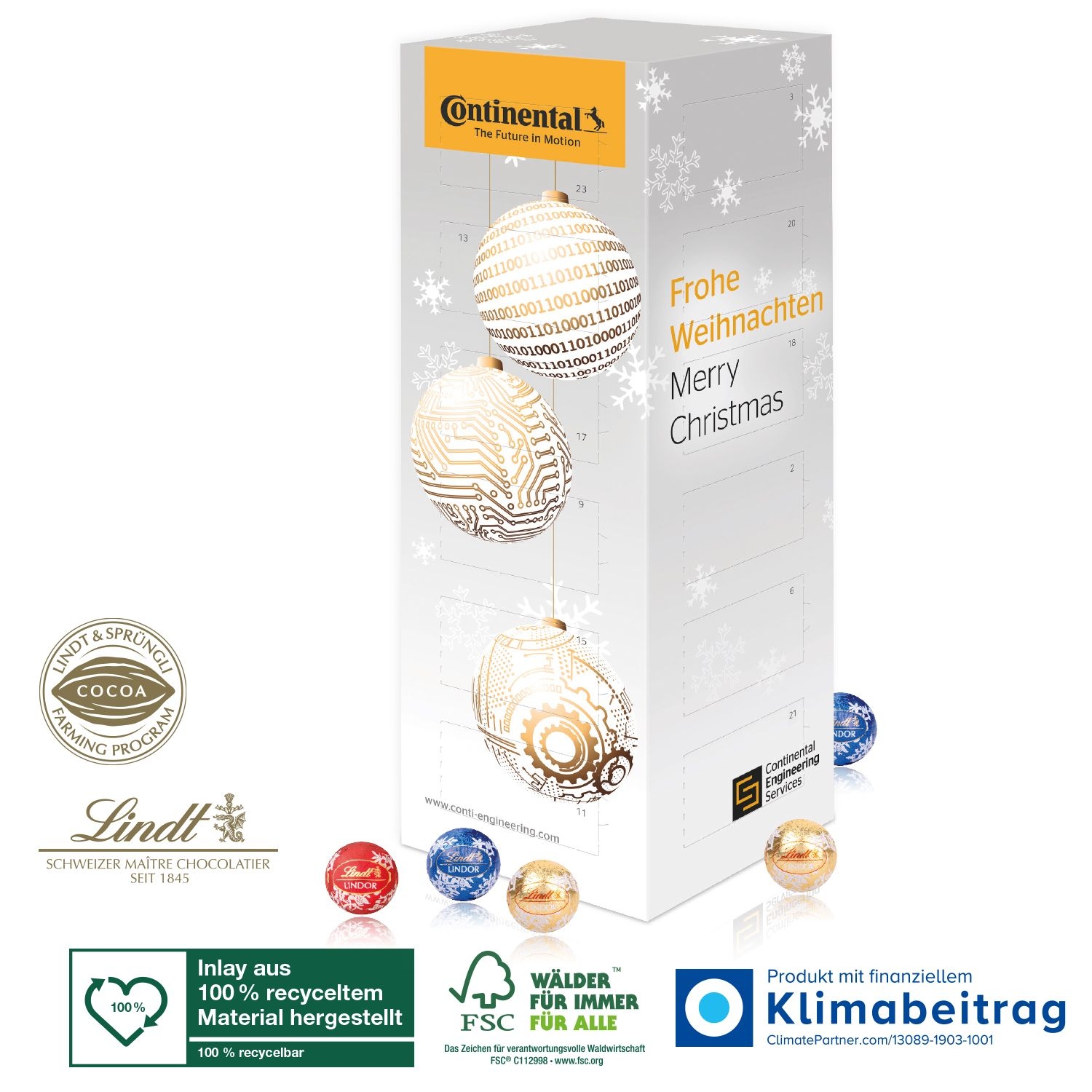 CD95358Adventskalender Lindt „Turm“