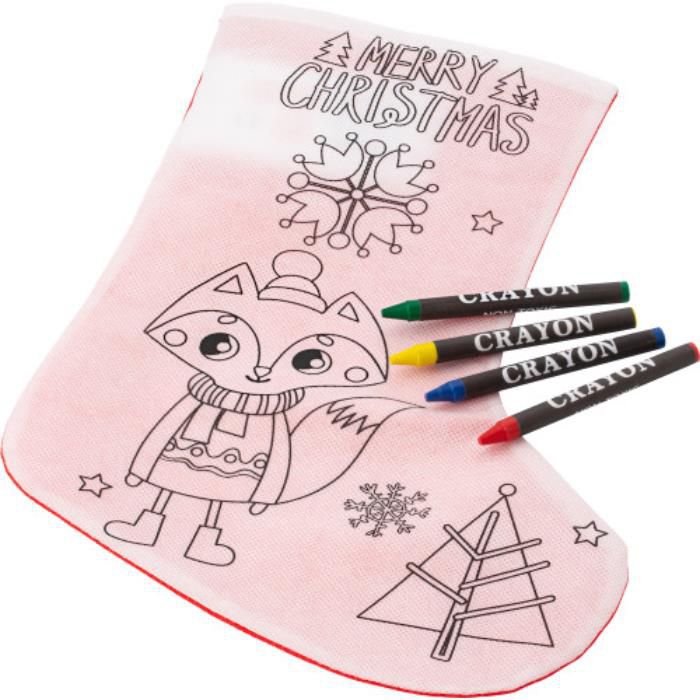 GI8292-48Weihnachtsstrumpf aus Non-Woven _80 gr_m²_ Jasleen_ Rot_Weiss