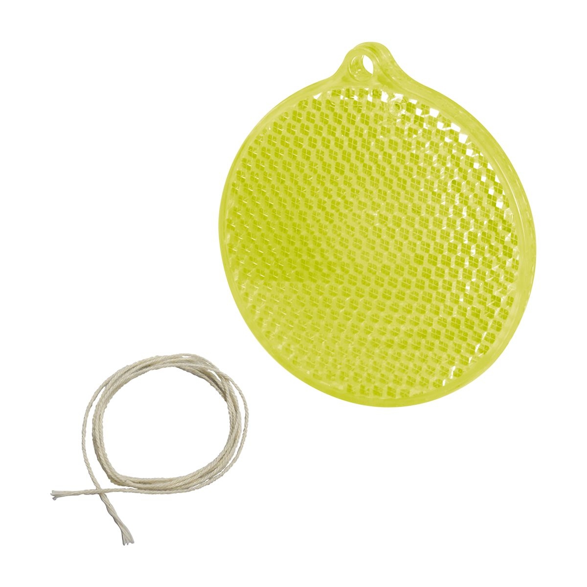 HE7800R-T4Sicherheits-Reflektor _Kreis_ gelb-transparent