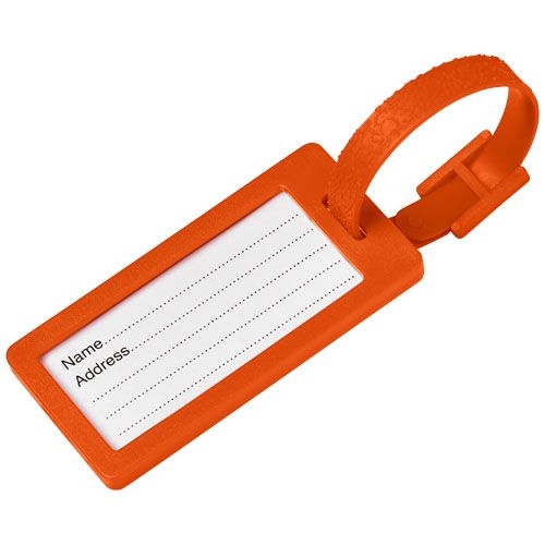 PF210191-4River Gepaeckanhaenger mit Fenster aus recyceltem Material_ orange