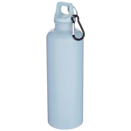 PF100878-5Oregon 750 ml einfarbige RS-zertifizierte Wasserflasche aus recyceltem Kunststoff mit Karabinerhaken