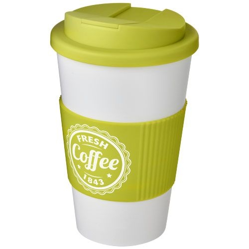 PF210696-6Americano® 350 ml Isolierbecher mit Schutzring _ auslaufsicherem Schraubverschluss_ weiss_limone