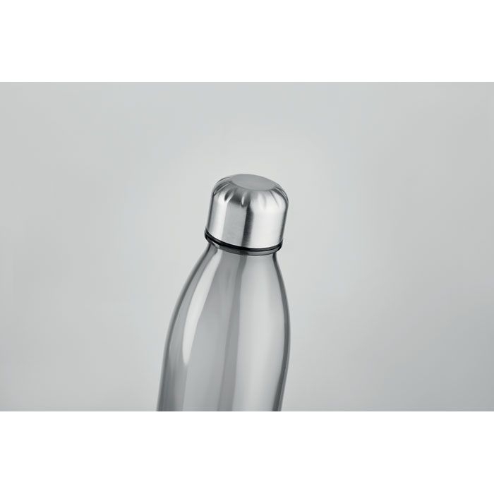 MO9225-27Aspen Trinkflasche Tritan 600 ml_ Transparent Grau