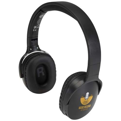 PF124483-1Ancha Over-Ear Wireless Bluetooth® Headset aus recyceltem Kunststoff_ schwarz