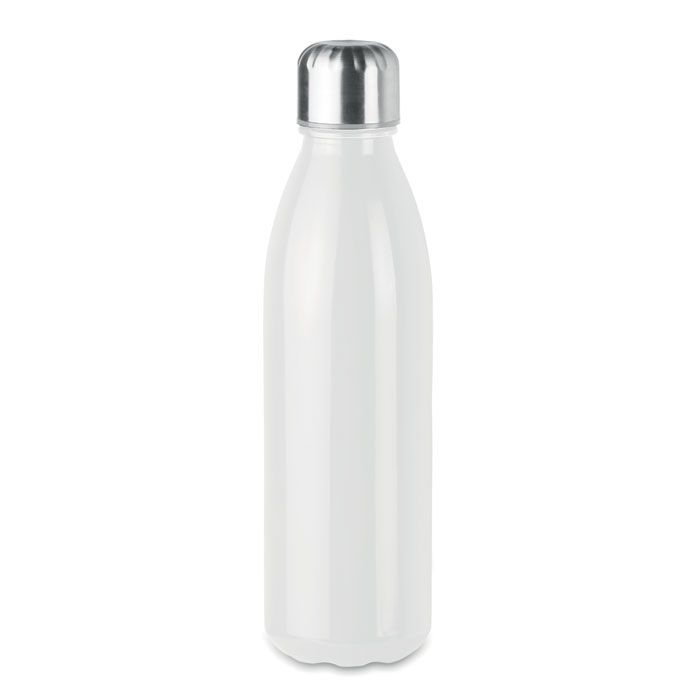 MO9800-06Aspen Glass Trinkflasche Glas 650 ml_ Weiss