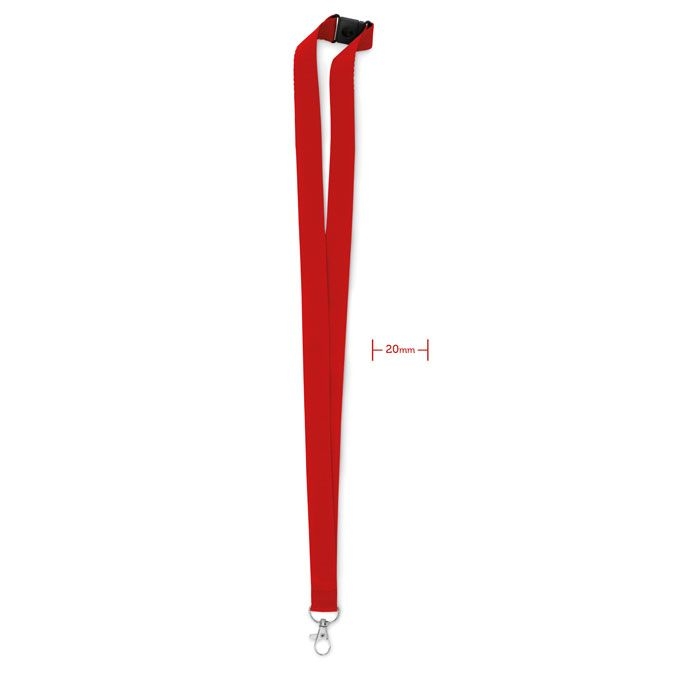 MO9354-05Pany Lanyard mit Karabiner 20mm_ rot