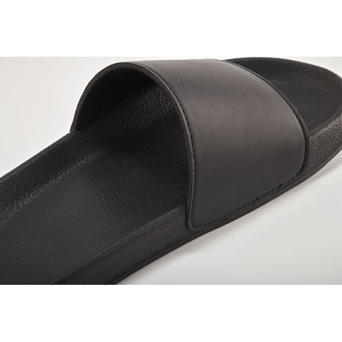 MO2384-03Kolam Badeschlappen Groesse 46_47_ Schwarz