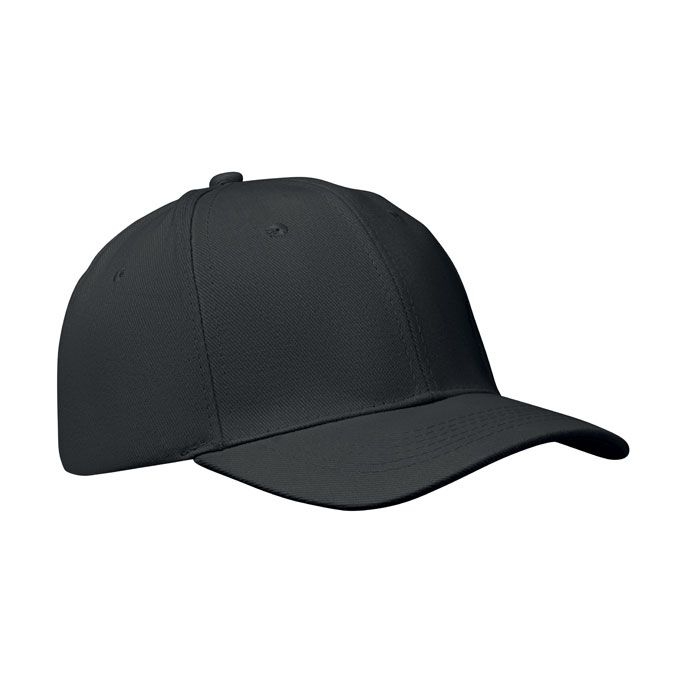 MO1464-03Buffalo 6-Panel-Baseball-Cap_ schwarz
