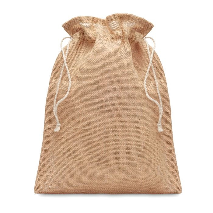 MO9928Jute Small Kleine Jute Tasche 14x22 cm