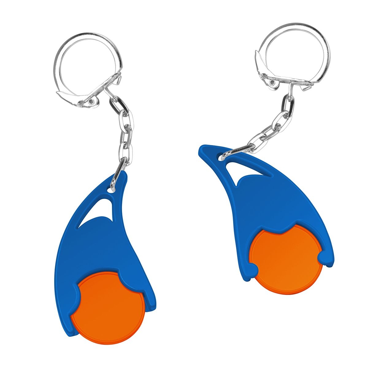 HE7491K-5-3Chiphalter mit  1€-Chip _Epsilon_ orange_ blau