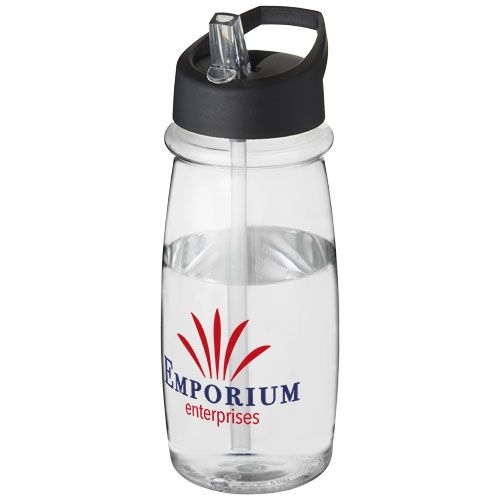 PF210882-1H2O Active® Pulse 600 ml Sportflasche mit Ausgussdeckel_ transparent_schwarz