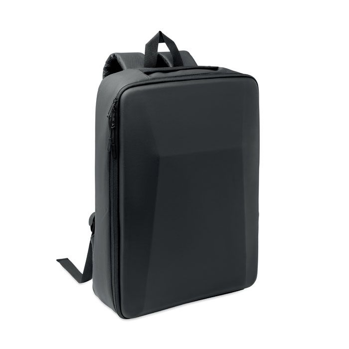 MO3186-03Novix 15_ Hartschalen-RPET-Rucksack_ schwarz
