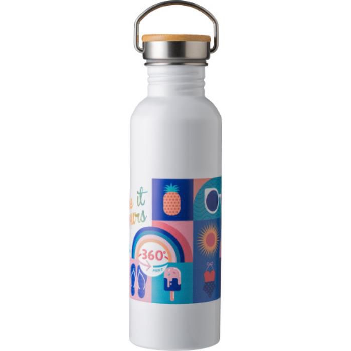 GI865174Edelstahl Trinkflasche Mohnblume