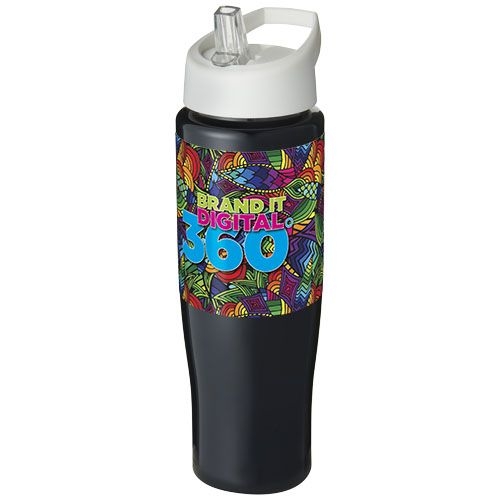 PF210044-9H2O Active® Tempo 700 ml Sportflasche mit Ausgussdeckel_ schwarz_weiss