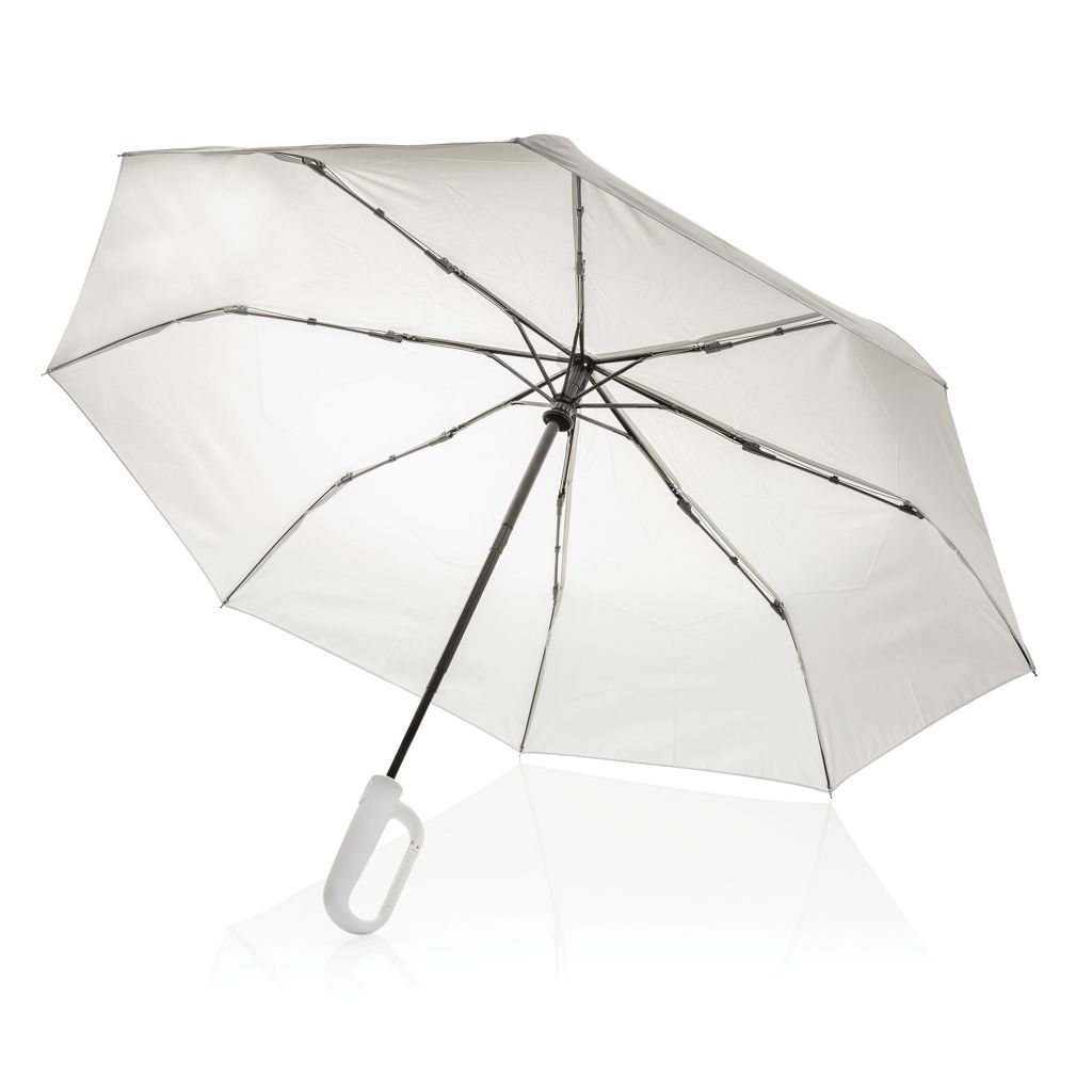 XDP850.71-19Yara 21“ AWARE™ rPET Regenschirm mit Karabiner_ beige