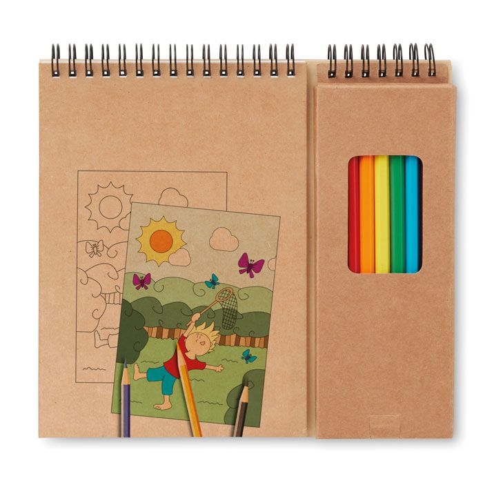 Colopad Malset mit 8 Buntstiften