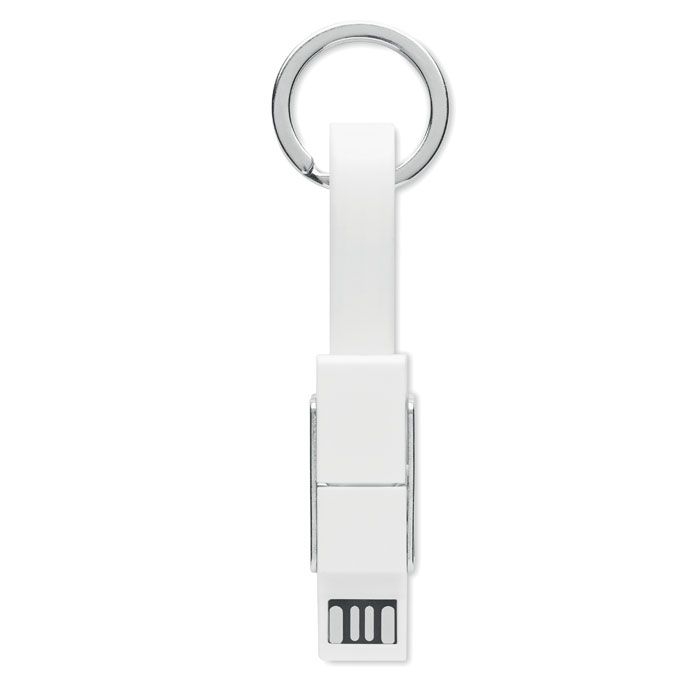MO6820-06Key C Schluesselanhaenger 4in1 Kabel_ Weiss
