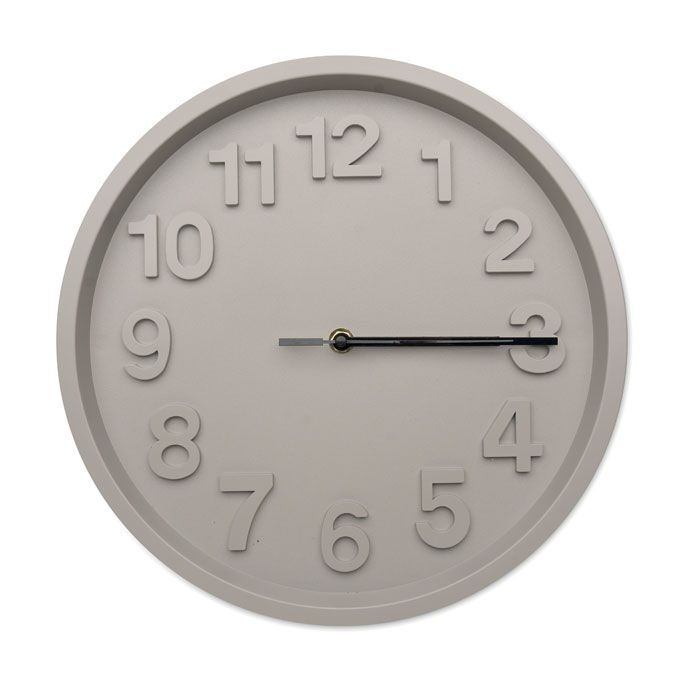 MO2851-07Muro Wanduhr aus PP_ grau