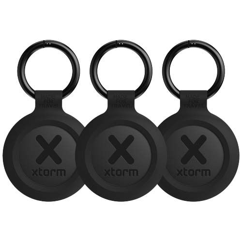 PF124477-2Xtorm XTAG2GA wasserfeste Reise-Smart-Tags_ 3er Set_ kohle