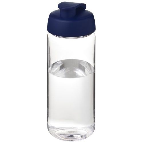 PF210445-12H2O Active® Octave Tritan™ 600-ml-Sportflasche mit Klappdeckel_ transparent klar_blau PF210445-12H2O Active® Octave Tritan™ 600-ml-Sportflasche mit Klappdeckel_ transparent klar_blau