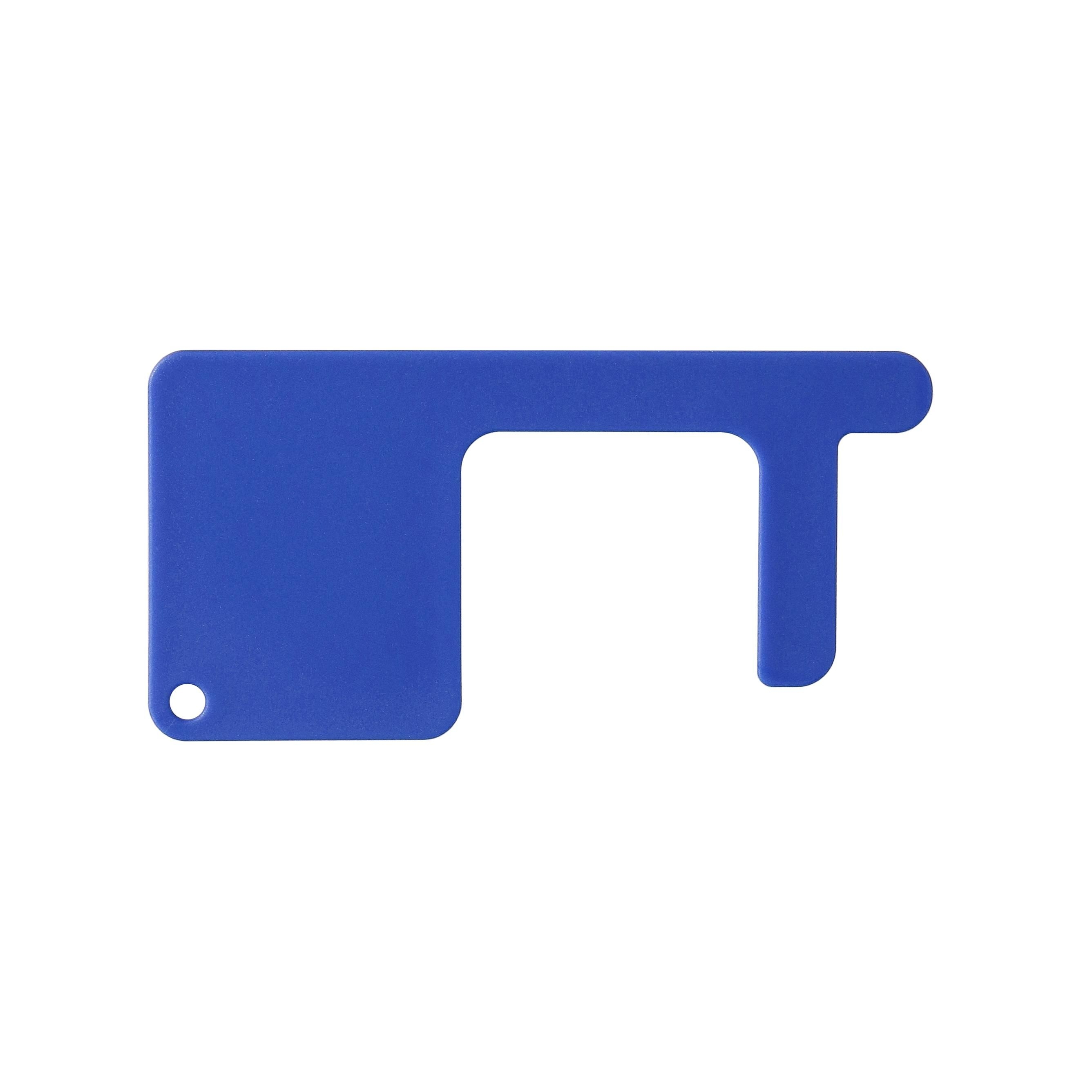 EL01491-3Schluesselanhaenger _Safe contact_ standard-blau