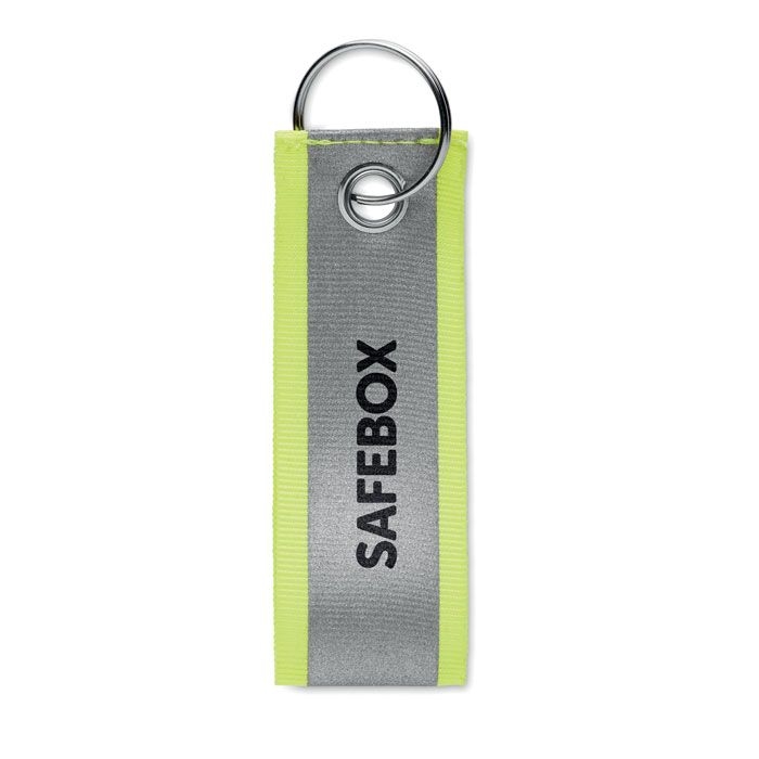 MO2104-70Reflekey Schluesselanhaenger reflekt._ neon gelb