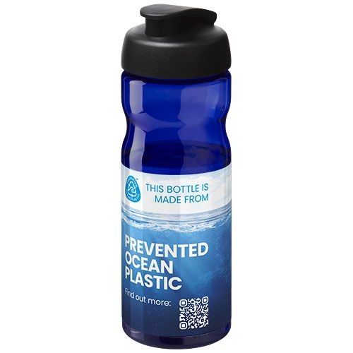 PF210097-12H2O Active® Eco Base 650 ml Sportflasche mit Klappdeckel_ blau_schwarz