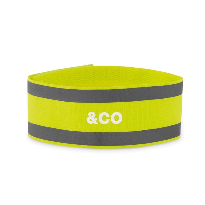 MO9529-70Visible Me Lycra Sport-Armband_ Neon Gelb