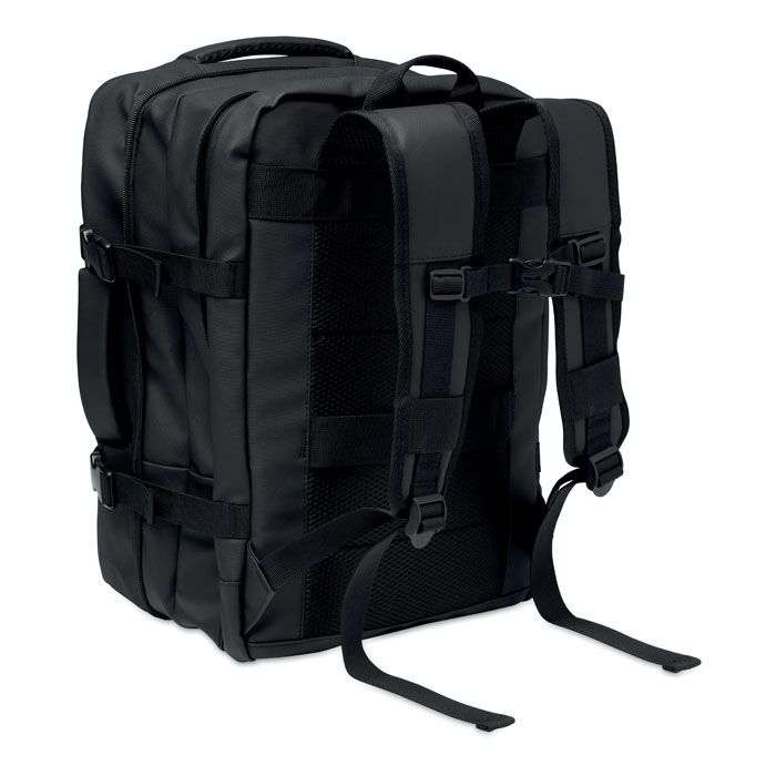 MO3190-03Xjust Erweiterbarer RPET-Rucksack_ schwarz