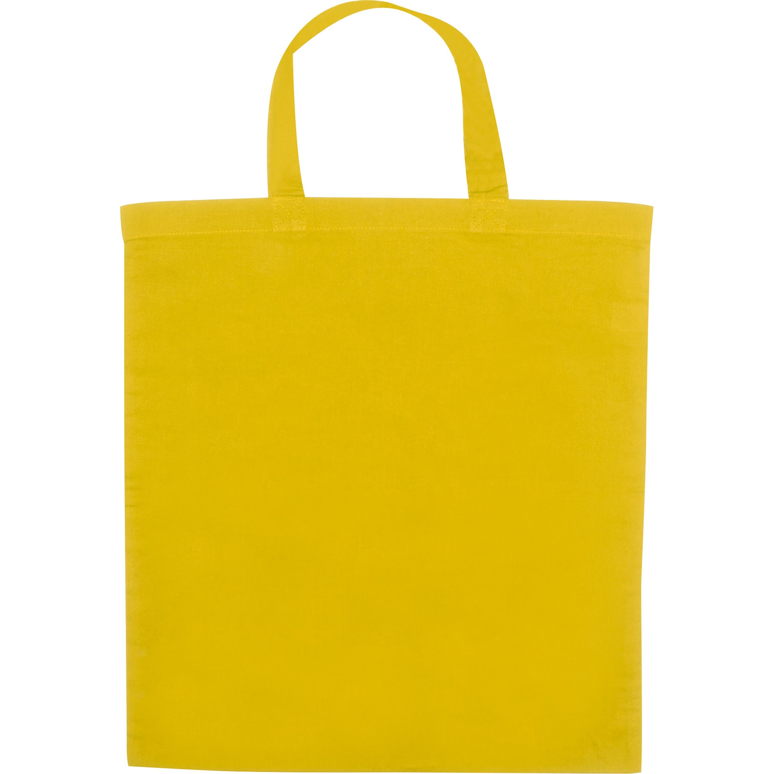 MA60680-08Baumwolltasche mit kurzen Henkeln MARSHALL_ gelb