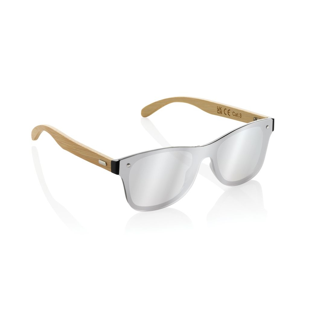 XDP453_85Prism Sonnenbrille aus RCS rec. Kunststoff mit Bambusbuegeln