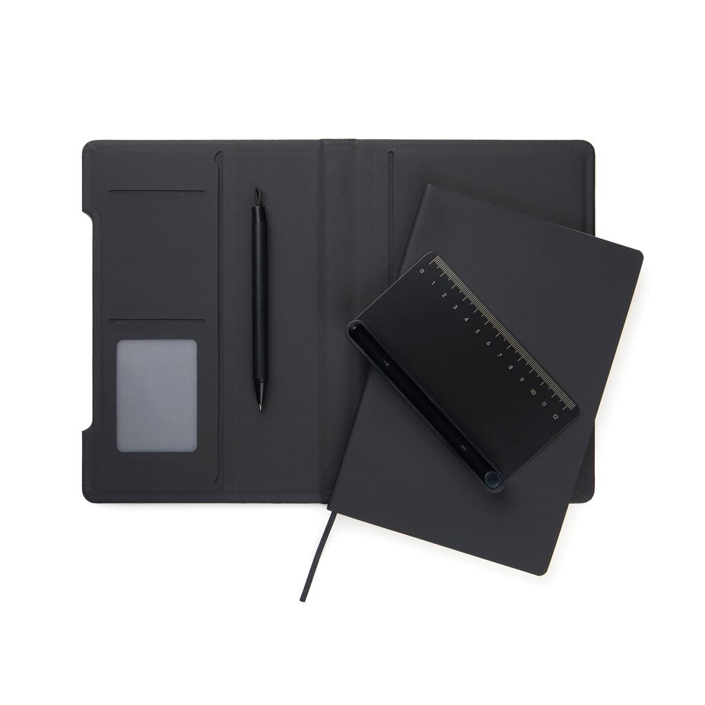 XDV77311-01VINGA Baltimore RCS 4-in-1 nachfuellbares Notizbuch_ schwarz