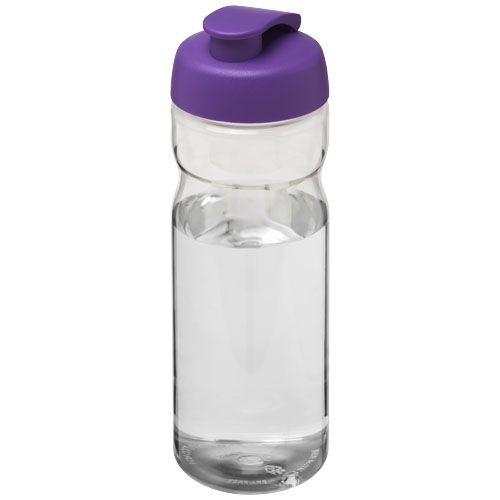 PF210045-10H2O Active® Base 650 ml Sportflasche mit Klappdeckel_ transparent_lila PF210045-10H2O Active® Base 650 ml Sportflasche mit Klappdeckel_ transparent_lila
