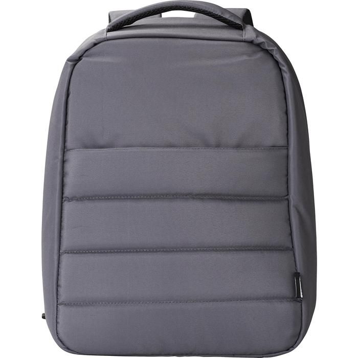 GI1015161-01rPET-Polyester _300D_ Anti-Diebstahl-Laptop-Rucksack Calliope_ schwarz