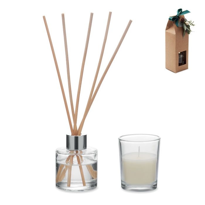 CX1590Gingle Raumduft _ Kerzen Set
