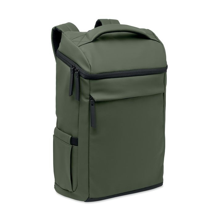 MO3122-60Boulder 15_ PU Laptop-Rucksack_ dunkelgruen