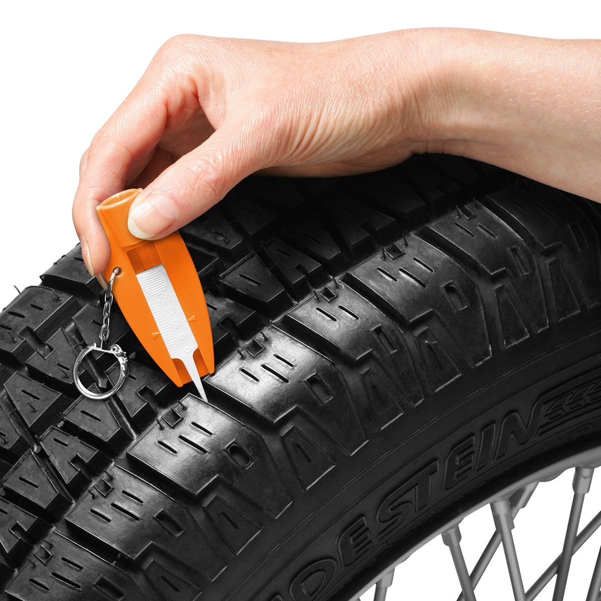 HE8275K-5-0Reifenprofiltiefenmesser mit Ventilkappendreher_ orange_ weiss