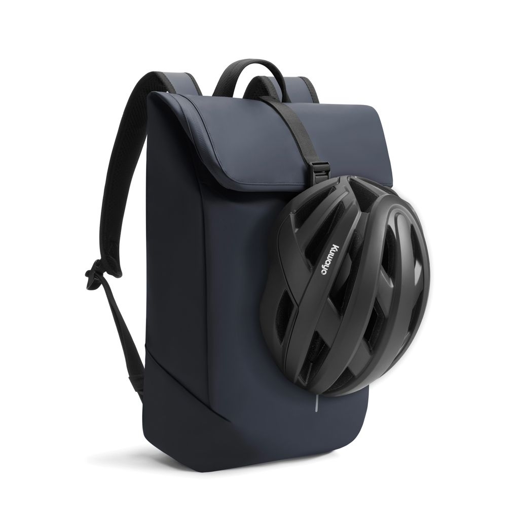 XDP706.26-25Urban wasserabweisender Flap-Top Rucksack_ navy blau