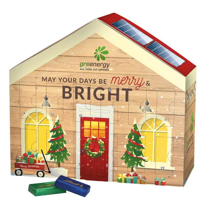 JG20022-2Adventskalender Haus_ Lindt Schokotaefelchen_ Individuelles Motiv