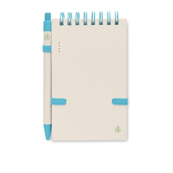 MO6837-12Mito Set DIN A6 Notizbuch-Set_ tuerkis