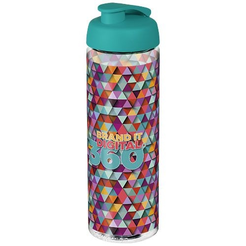 PF210094-6H2O Active® Vibe 850 ml Sportflasche mit Klappdeckel_ transparent_aquablau