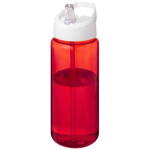 PF210446-3H2O Active® Octave Tritan™ 600 ml Sportflasche mit Ausgussdeckel_ rot_weiss