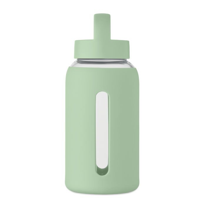 MO2912-77Boris Flasche Borosilikatglas 600ml_ mintgruen